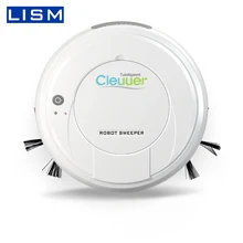 Smart Robot Vacuum Cleaner Extended Double Brush 4 In 1 Slim Body Intelligent Automatic Sweeper Wet And Dry Vacuum Cleaner