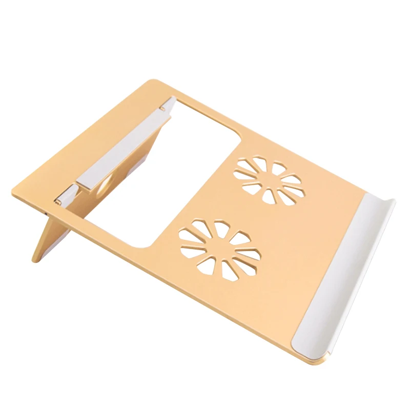 

Aluminum Alloy Ultra-thin Foldable Laptop Support Bracket for Notebook Tablet PC Cooling Stand Gift for a friend LB88