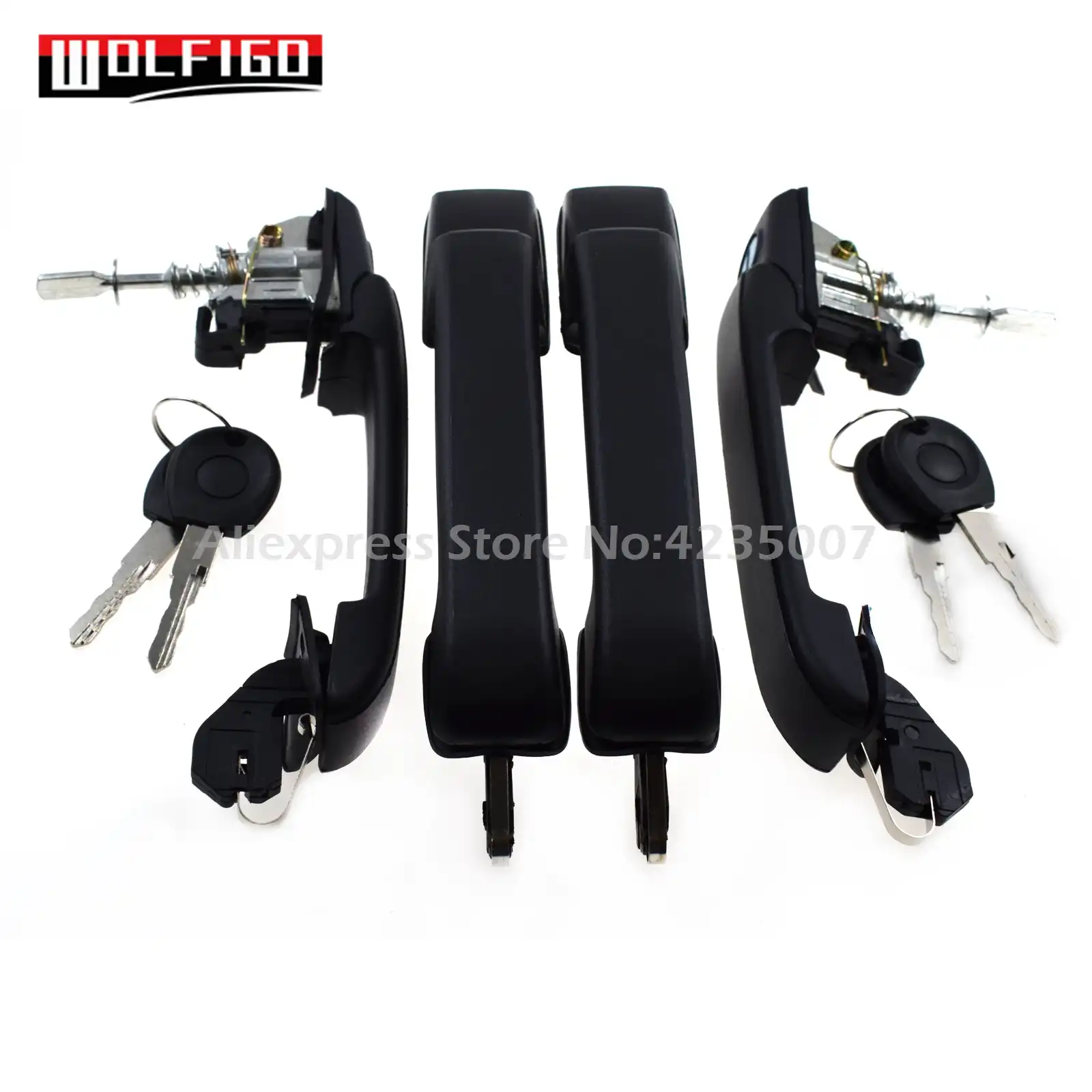 Wolfigo For Vw Golf J Etta Mk3 Iii Vr6 Front Rear Lh Rh Car Outer Door Handles W Keys 1h077 1h077b 1h077c 1h495 Exterior Door Handles Aliexpress