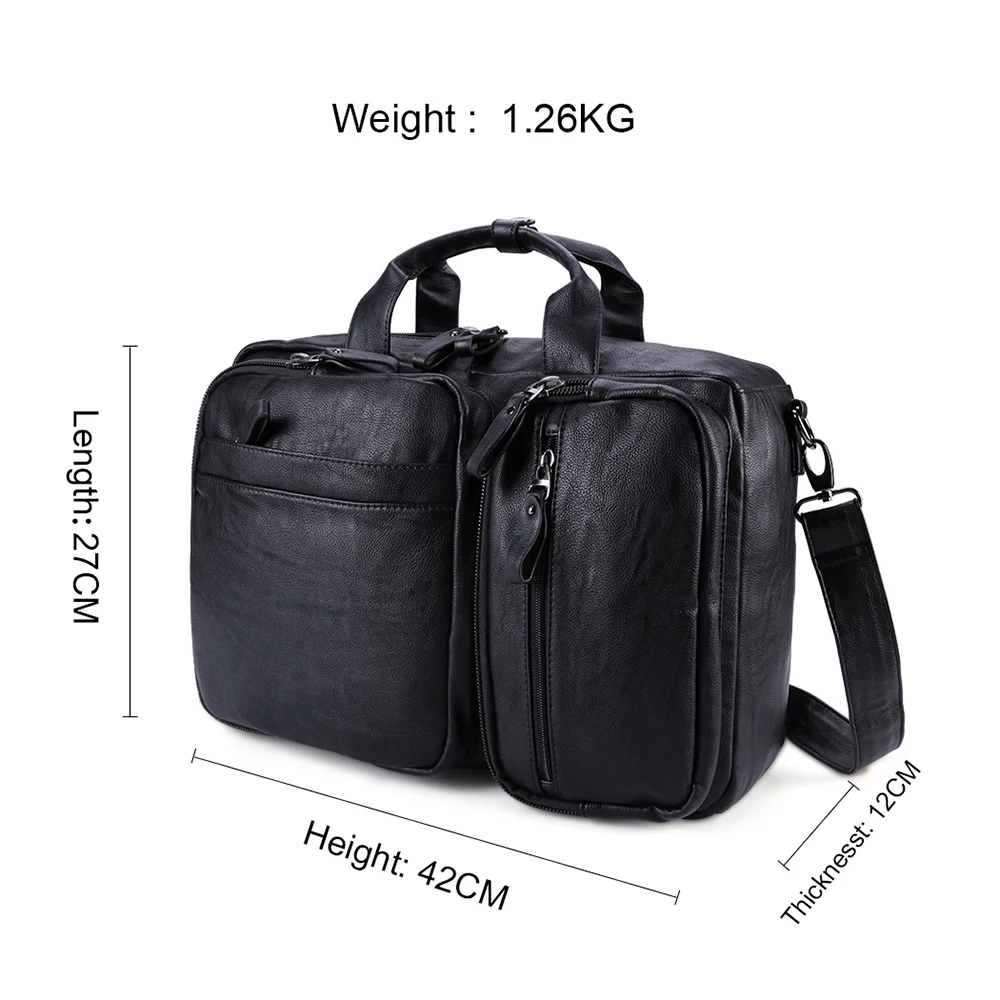 Сумка на плечо JOGUJOS Мужская вместительная портфель для ноутбука 15 6 дюйма сумка