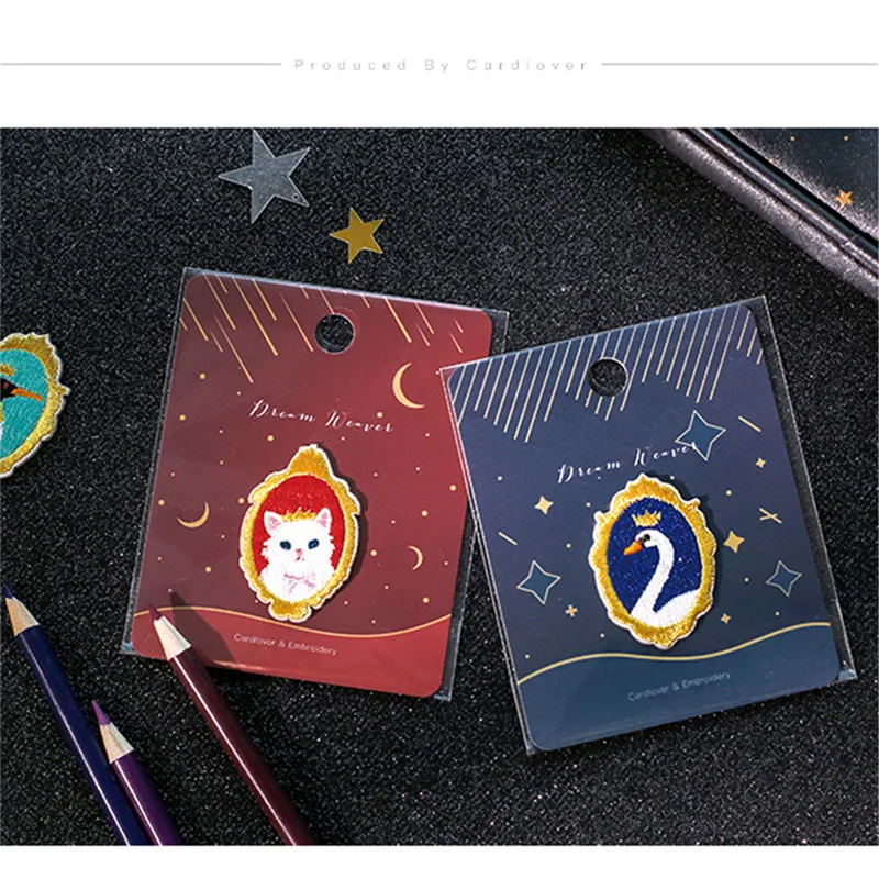 

Naifumodo DIY Cute Animal Series Embroidery Stickers for Clothes Embroidery Patch on Backpack Jeans Patches for Clothing Iron