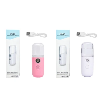 

Automatic Nano Mister Spray Bottle USB Handy Atomization Machine Portable Facial Mist Sprayer Pocket Spray