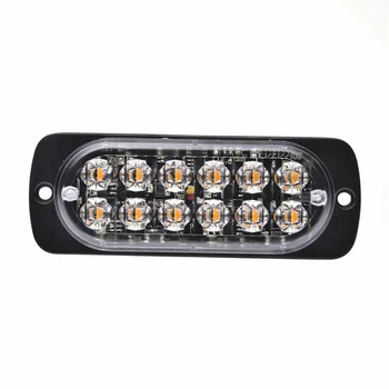 

Lens Working Light Accessories Replacement Amber 12LED Warning Working