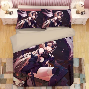 

Cartoon Anime 3D Printed Bedding Set Duvet Covers Pillowcases Comforter Bedding Sets Bedclothes Bed Linen bedding sets 07