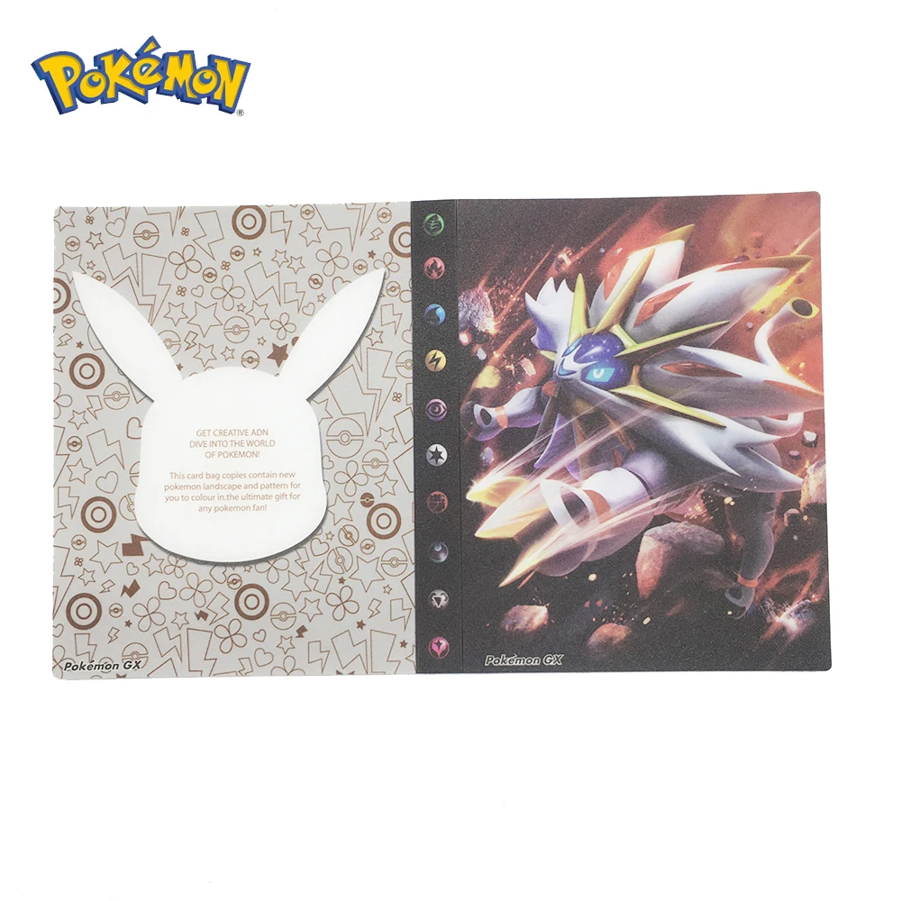 Pokemon, 240 шт., держатель для карт, альбом, игрушки для детей, коллекция, альбом, игра, торговая карточная игра, Покемон, подарок - Цвет: HuiSePiKaTou