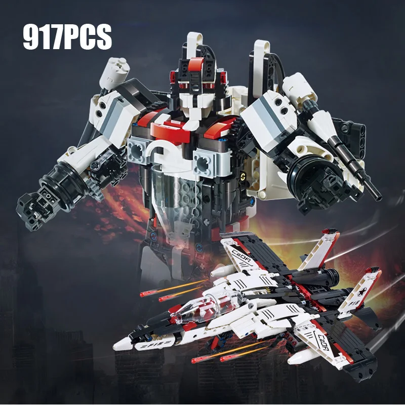 

Military McDonnell Douglas F-15 Eagle fighter block 2.4Ghz remote radio control transformation robot bricks rc toys collection