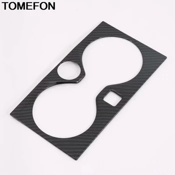 

TOMEFON For BMW X5 G05 2019 2020 Gear Shift Box Front Seat Water Cup Holder Frame Sticker Cover Trim Interior Accessories ABS