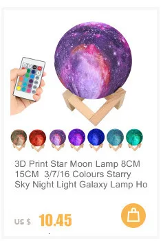 Vip link for Dropship 3D Print Moon Lamp 2 colors LED Night Light for Christmas Decoration Home Decor Creative Gift USB charging