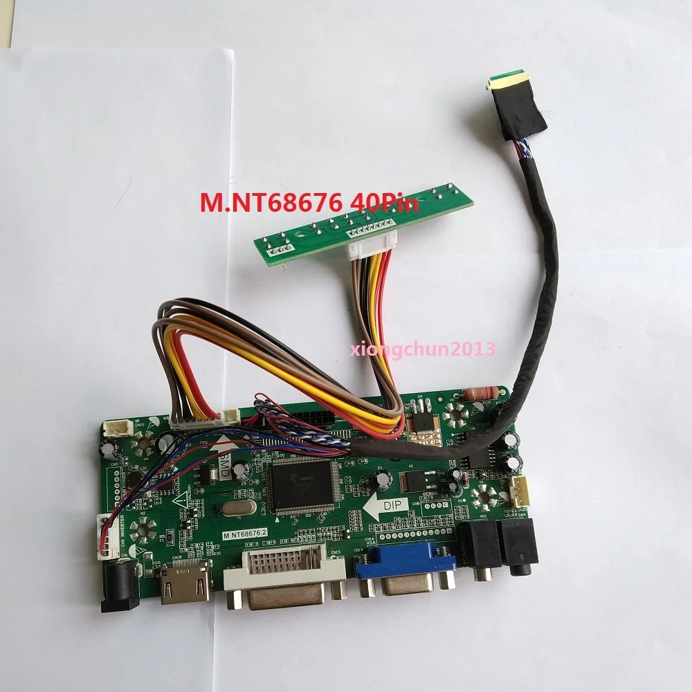 M. NT68676 HDMILCD контроллер драйвер платы комплект DVI светодиодный для 1" LTN170CT10-G01 1920 × 1200 панель VGA