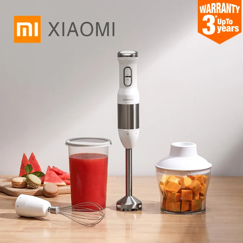 2019 New XIAOMI MIJIA QCOOKER CD-HB01 hand Blender Electric Kitchen Portable Food Processor mixer juicer Multi function Of Quick