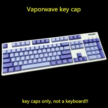 

146 keys/set PBT double shot key cap for MX switch mechanical keyboard Vaporwave keycaps Cherry profile