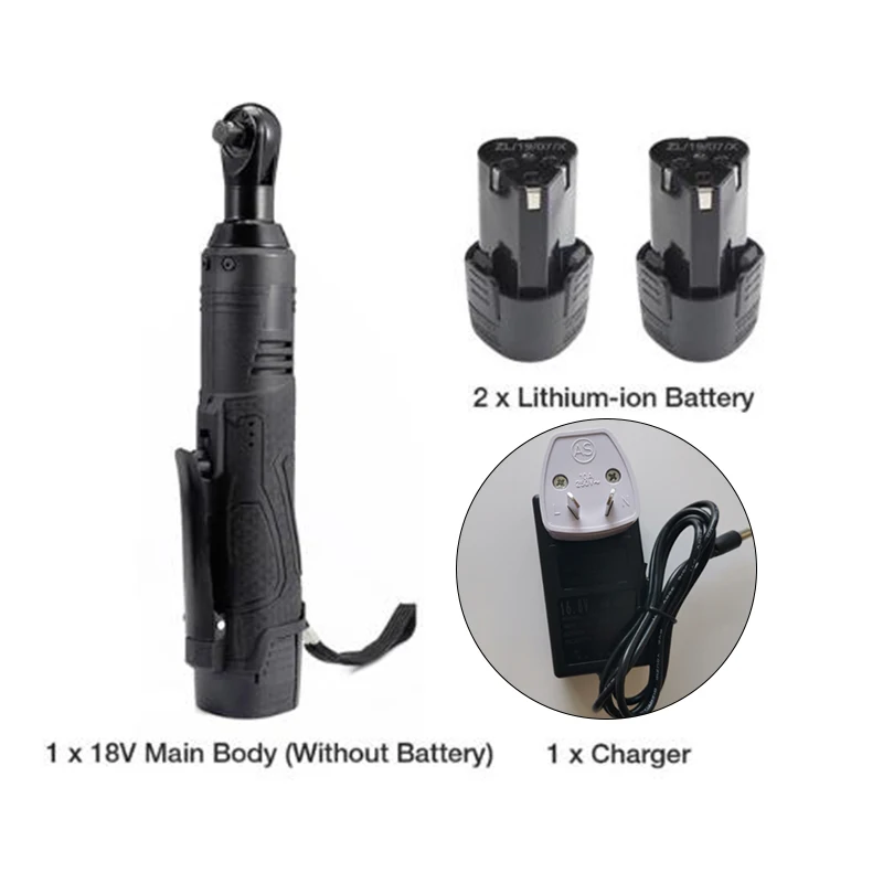 

new arrival UK/US/AU/EU Wrench Charger With 2 Lithium-Ion 5200mah Batteries Torque 65Nm Head Size 3/8 Inch