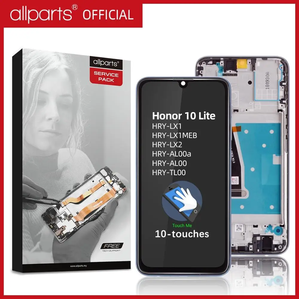 Дисплей для Huawei Honor 10 Lite HRY LX1 LCD в сборе с тачскрином Оригинал 6.21''