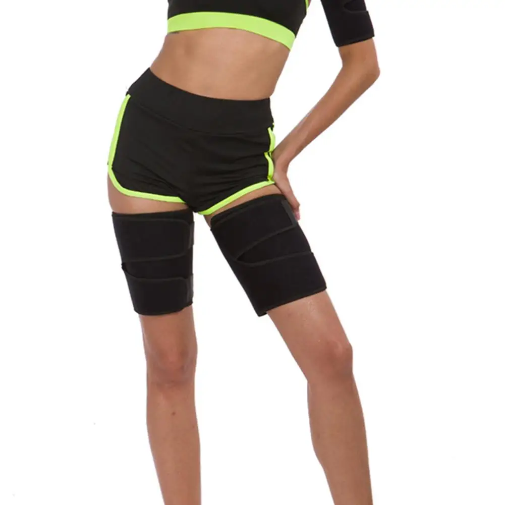 Outdoor Sports Thigh Compression Brace Sweat Thigh Trimmers for Men Women Increases Heat and Sweat Production to The Thigh Area