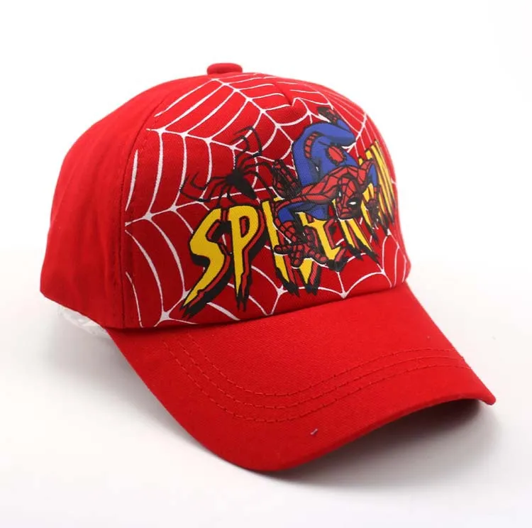 Модная кепка для мальчиков с изображением милых Мстителей, Spider-man, Солнцезащитная шляпа, повседневная детская бейсбольная кепка вечерние подарки, Детская кепка