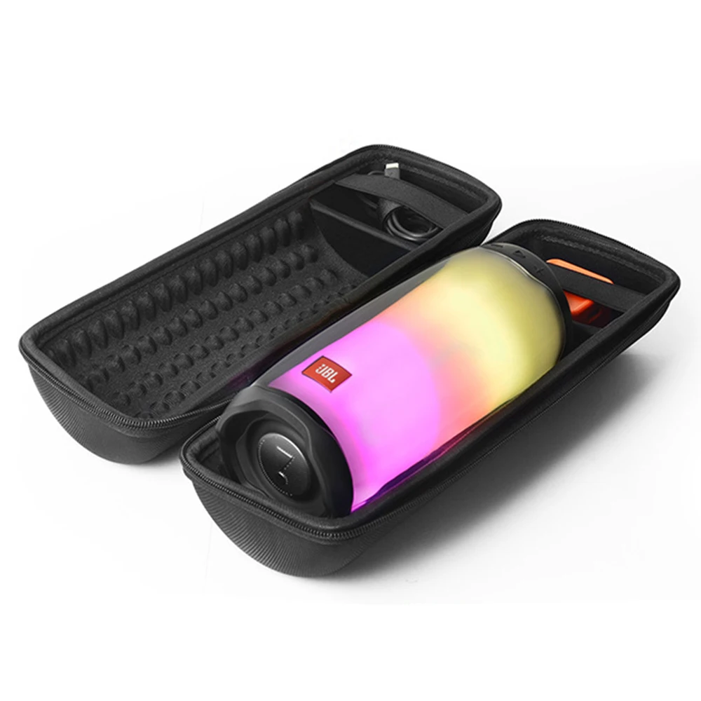 Жесткий чехол из ПУ ЭВА для JBL Pulse 4 хранения динамиков Pulse4 Bluetooth (с ремнем)