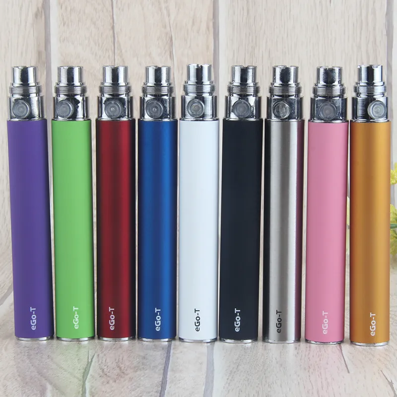 

1Pcs EGO T Electronic Cigarette Healthy E Cigarette 650 mAh Vape Mod ego Rechargeable Battery Match h2 mt3 ce4 ce5 tank