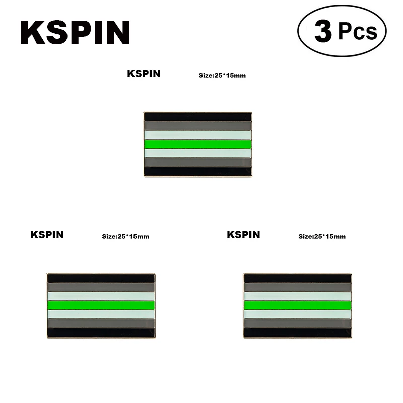 Agender Pride Flag Lapel Pin Flag Badge Brooch Pins Badges 3pcs A Lot Brooches Aliexpress