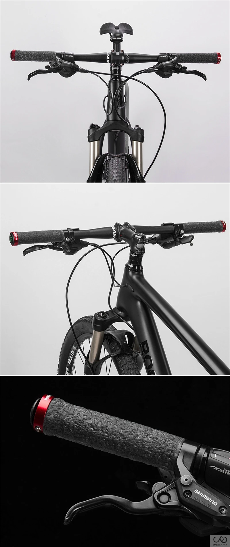 ROCKBROS резиновая велосипедная Шестерня для велосипеда MTB BMX шоссейная велосипедная ручка руль мягкая лента Грипсы Нескользящие велосипедные аксессуары
