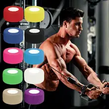 Эластичный хлопок рулон клейкая лента 5 см* 5 см спортивная мышечная лента повязка уход кинезиологическая лента для первой помощи мышечная травма поддержка