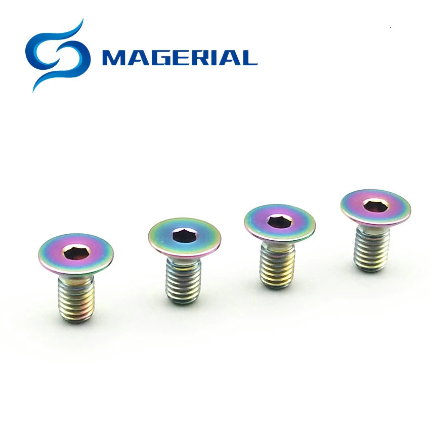 M4X10mm Titanium bolts countersunk rainbow color  (5)