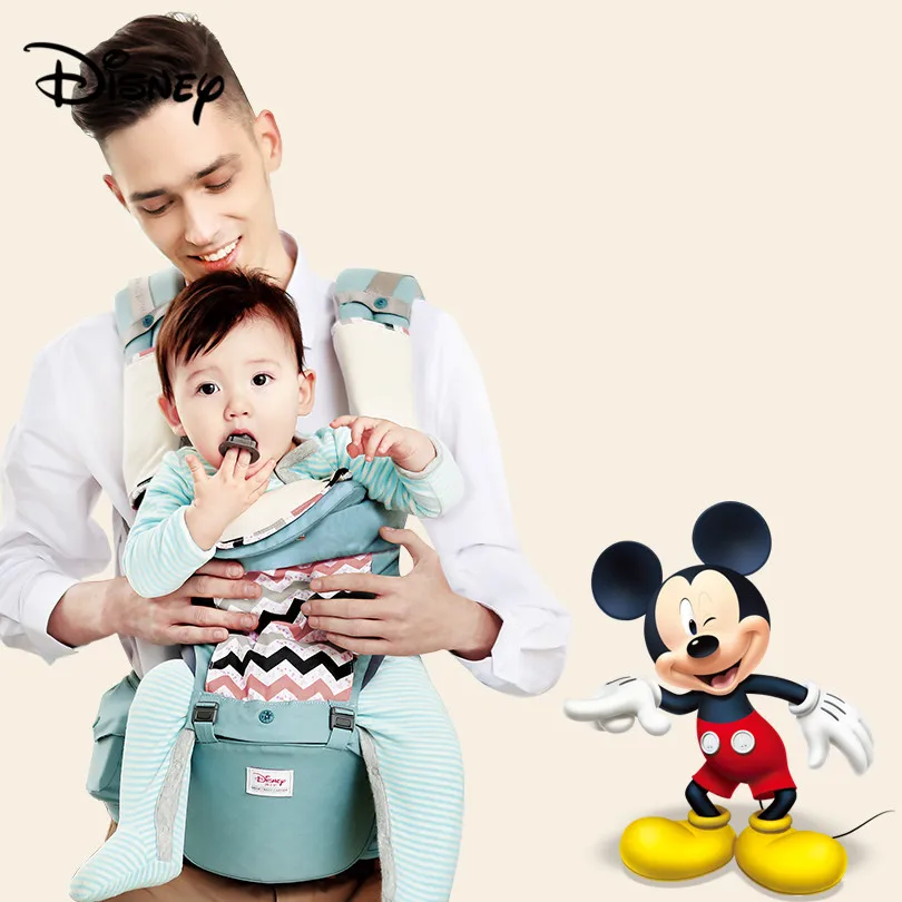 Disney Многофункциональный Новорожденный ребенок активности рюкзаки переноски с хип сиденье Хипсит(пояс для ношения ребенка) Рюкзаки-кенгуру для малышей слинг рюкзак