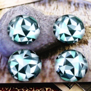 

New Fashion 20pcs 12mm Handmade Photo Glass Cabochons E4-63