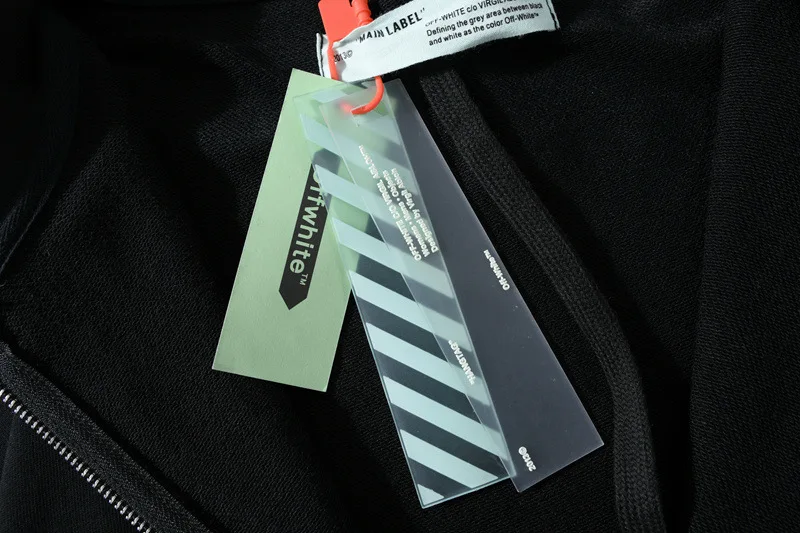 Off-White куб перспектива стрелка светоотражающий Кардиган Толстовка