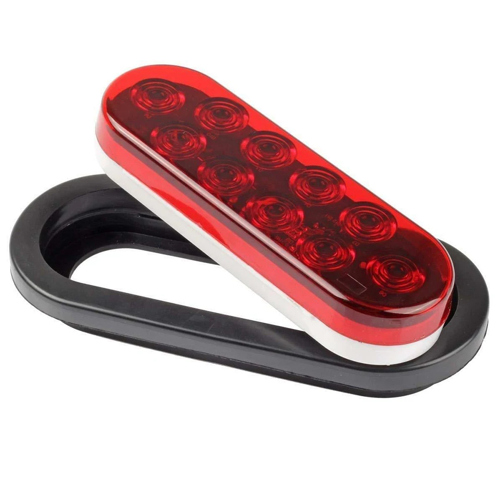 2 шт. 10LED автомобильные сигнальные фонари, лампа, боковой тормоз, рулевая фара, прицеп Материал: PC+ ABS