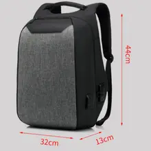 Сумка для ноутбука на открытом воздухе с двойным плечевым ремнем в деловом стиле, водостойкий Чехол для зарядки через порт usb, чехол для путешествий S