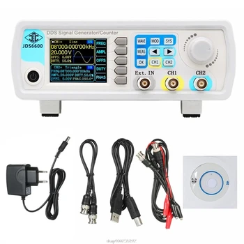 

DDS Signal Generator Counter 60MHz Dual-Channel Function Arbitrary Waveform Pulse Sweep Frequency Meter JDS6600 EU Plug O29 20