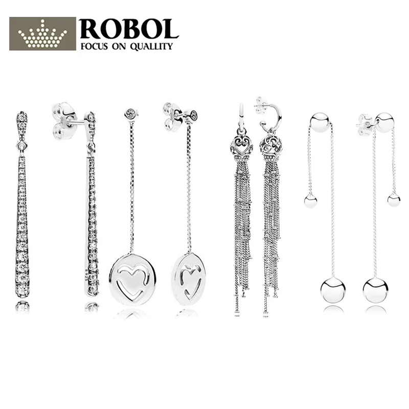 

PDB ED 10 Original 925 Sterling Silver Earringl With Crystal Luxury Earrings For Women Shining Meteor Zircon Earrings Studs