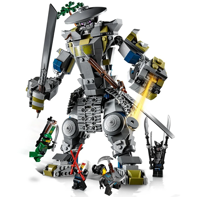 

NINJA Masters of Spinjitzu Oni Titan Building Blocks Model Sets Bricks Classic For Children Toys Gift Compatible Movie Figures
