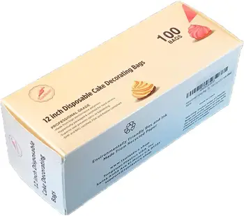 

Piping Bag Disposable Cake Decorating Bag 100 pcs 12 inch Clear