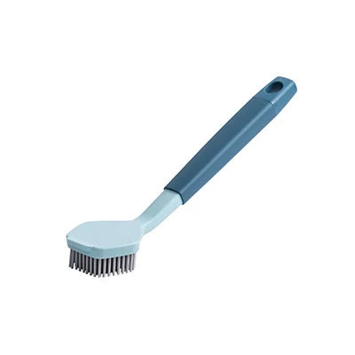 Ручная Чистящая Щетка с длинной ручкой, щетка для мытья посуды, горшок, щетка для чистки, кухонные инструменты, многофункциональная щетка C1591 d - Цвет: Синий