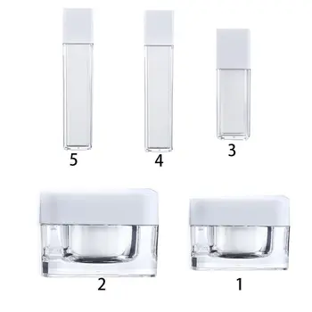 

Cosmetic Acrylic Bottle 30g50g Cream 100ml Lotion Spray Premium Cosmetic Packaging Bottle 896D