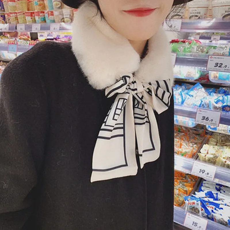 

Plush scarf, female winter INS, girl's heart, lovely and soft girl, Korean version, student's all kinds of bibs, winter warm sha