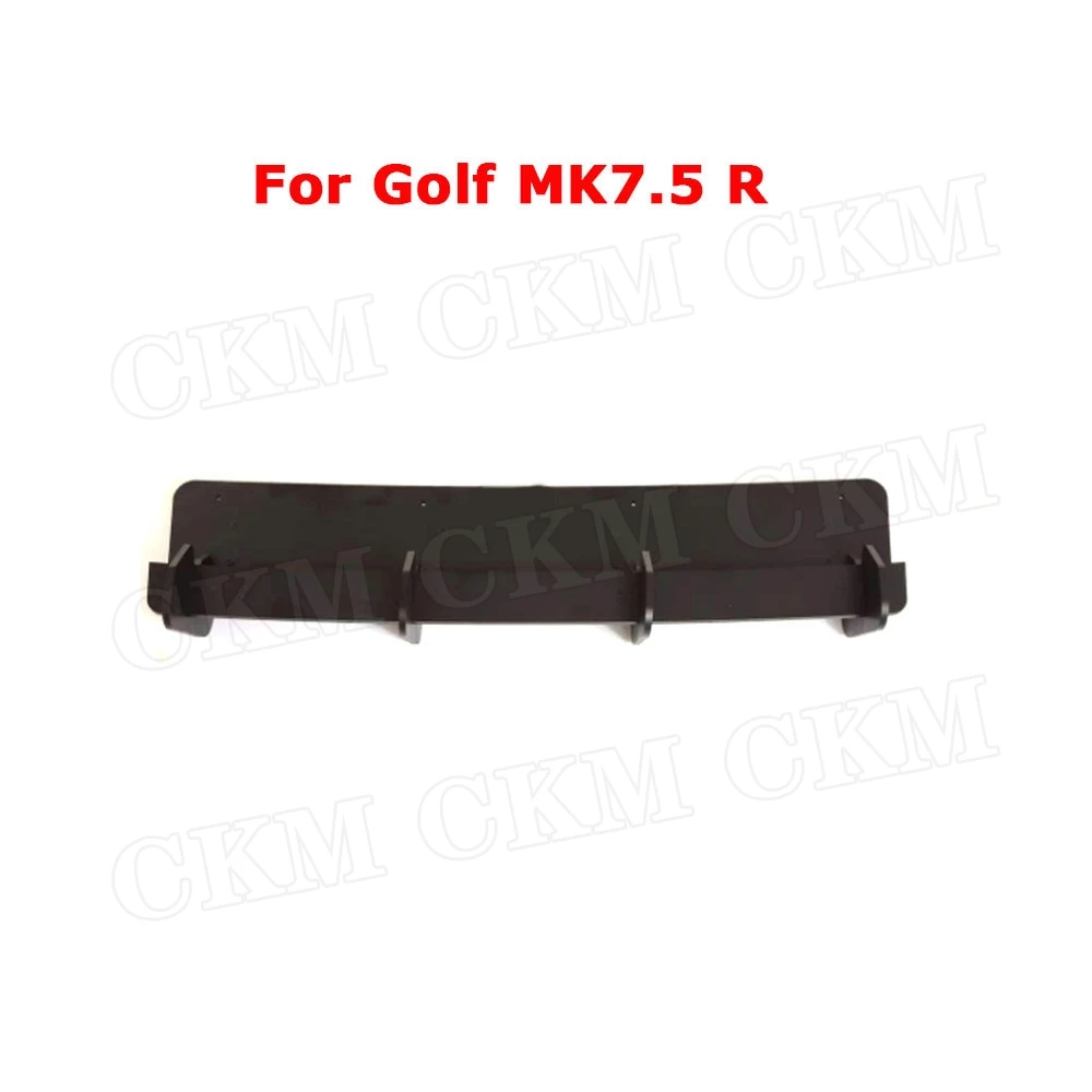For MK7.5 R MK7.5 задний диффузор для губ Накладка для Volkswagen VW Golf VII MK7 7,5 R плавники Акула Стиль ABS Бампер протектор автомобиля Стайлинг - Цвет: For MK7.5 R
