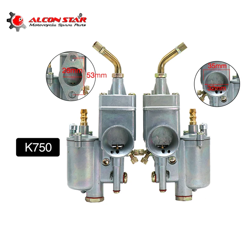 Alconstar 1 пара карбюраторов КАРБЮРАТОР Урал K750 28 мм карбюратор для K302 BMW R50 R60/2 R69S M72 MT