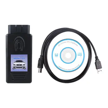 

For BMW Scanner 1.4.0 FTDI Chip OBD OBDII USB Diagnostic Interface Multi-Function Unlock Version Version 1.4