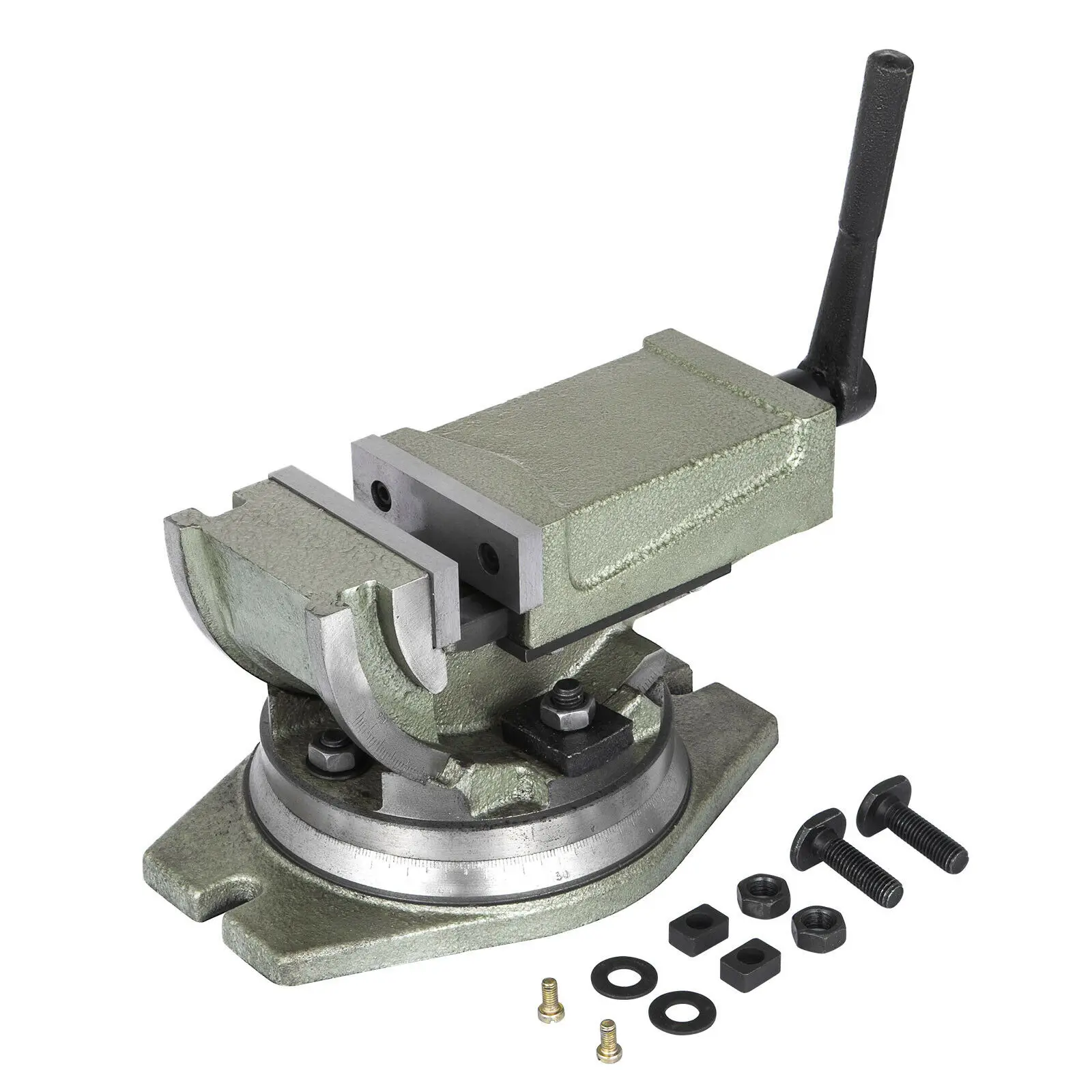 

Milling Machine Vise Precision 2 way 4" Tilting & Swiveling Angle Machinist Vise