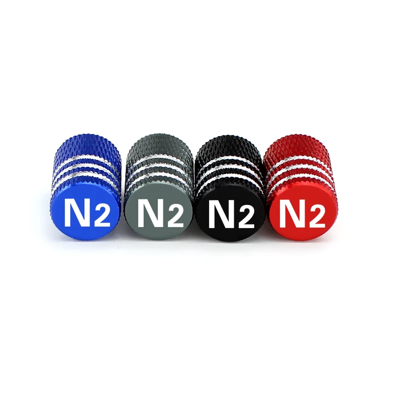 

4 pcs Auto Tire Cap Valve Cover Aluminum Valve Core Decoration Auto Accessories Valve Modification N2 for Honda Accord Civic