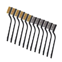 Напрямую от производителя продажи 7-дюймовый мини чистящие средства для удаления ржавчины промышленные щетки Проволока из нержавеющей стали Медь проволока с нанесением покрытия Toothb