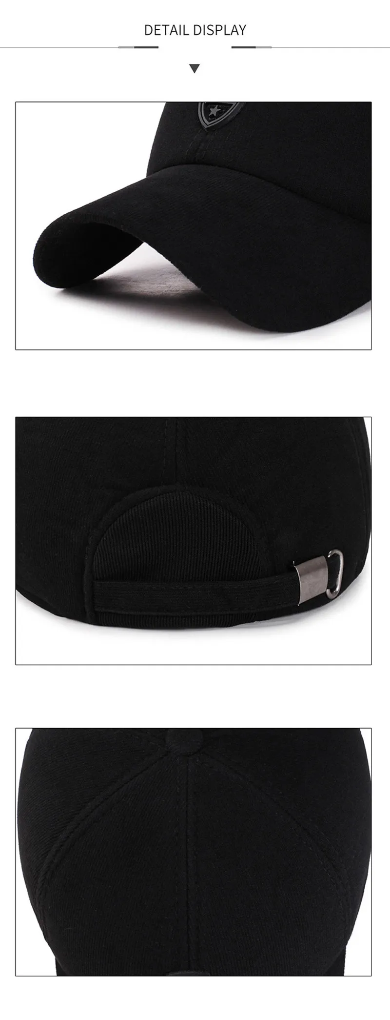 SHALUOTAOTAO мужская бейсбольная Кепка Snapback Регулируемый размер наушники термохлопковые Бейсболки Модные простые брендовые зимние шапки