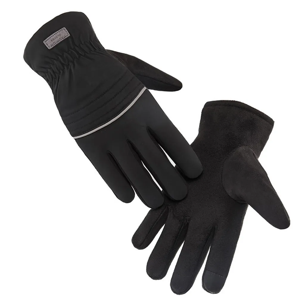 Мужские и женские тактические зимние перчатки черные ручные перчатки зимние женские мягкие эластичные противоскользящие Варежки женские перчатки для вождения зима