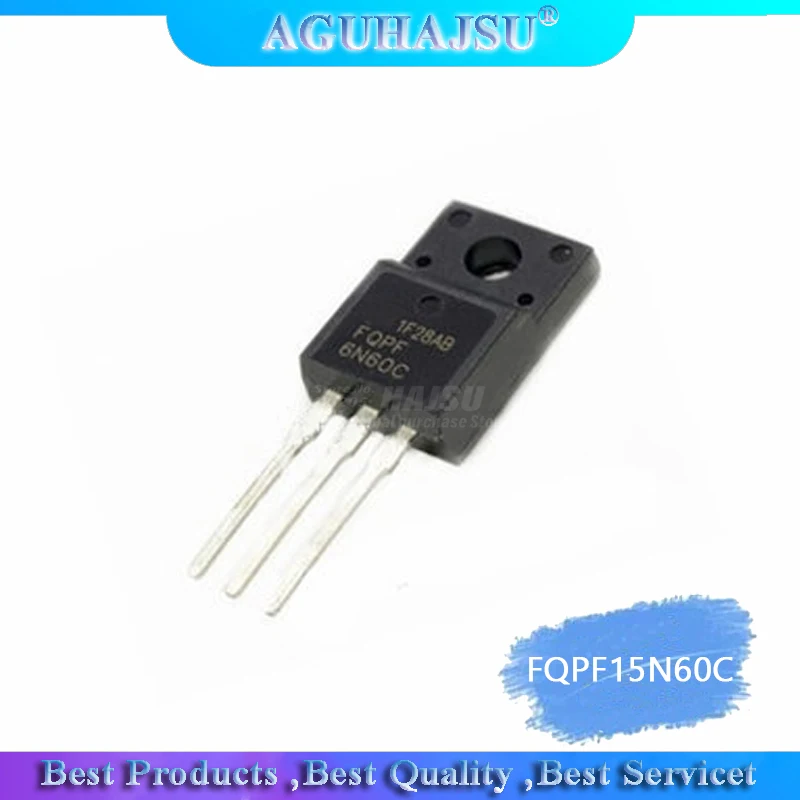 10 шт./лот 15N60 FQPF15N60C TO-220F | Электронные компоненты и принадлежности