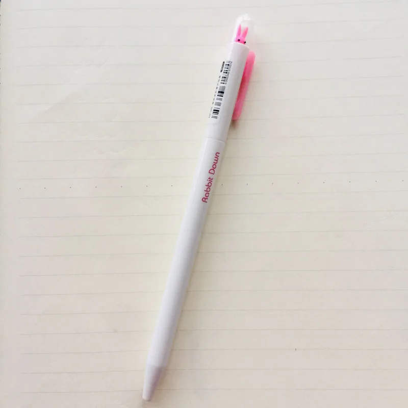 2х Kawaii Кролик гелевая ручка в форме морковки Ручка-роллер для письма школьные канцелярские принадлежности 0,5 мм