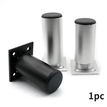 

6/12/18/30cm Table Aluminium Alloy Thread Sofa Bed Furniture Leg Home Adjustable Cabinet Strong Bearing Furniture Leg #734