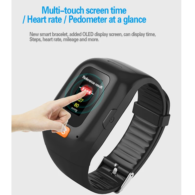 Умный Браслет водонепроницаемый с большим временем ожидания для пожилых людей SOS