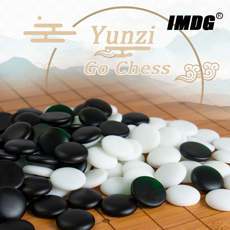Go Chess 361 Stones New Yunzi Weiqi Type B Type C Chess Game Gobang Fir Beginner Gifts With Leather Chessboard